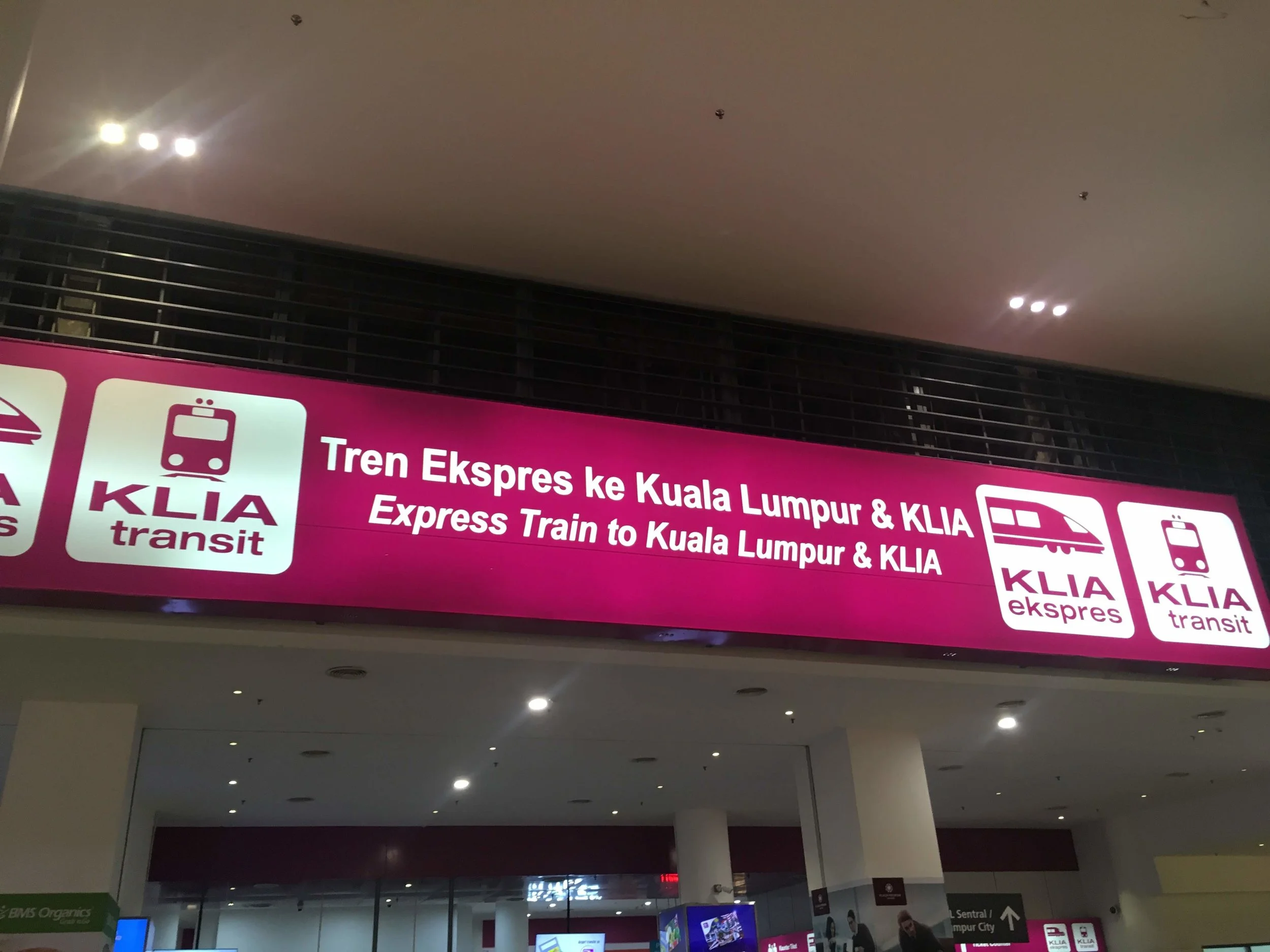  KLIA Ekspress station at Kuala Lumpur International Airport 