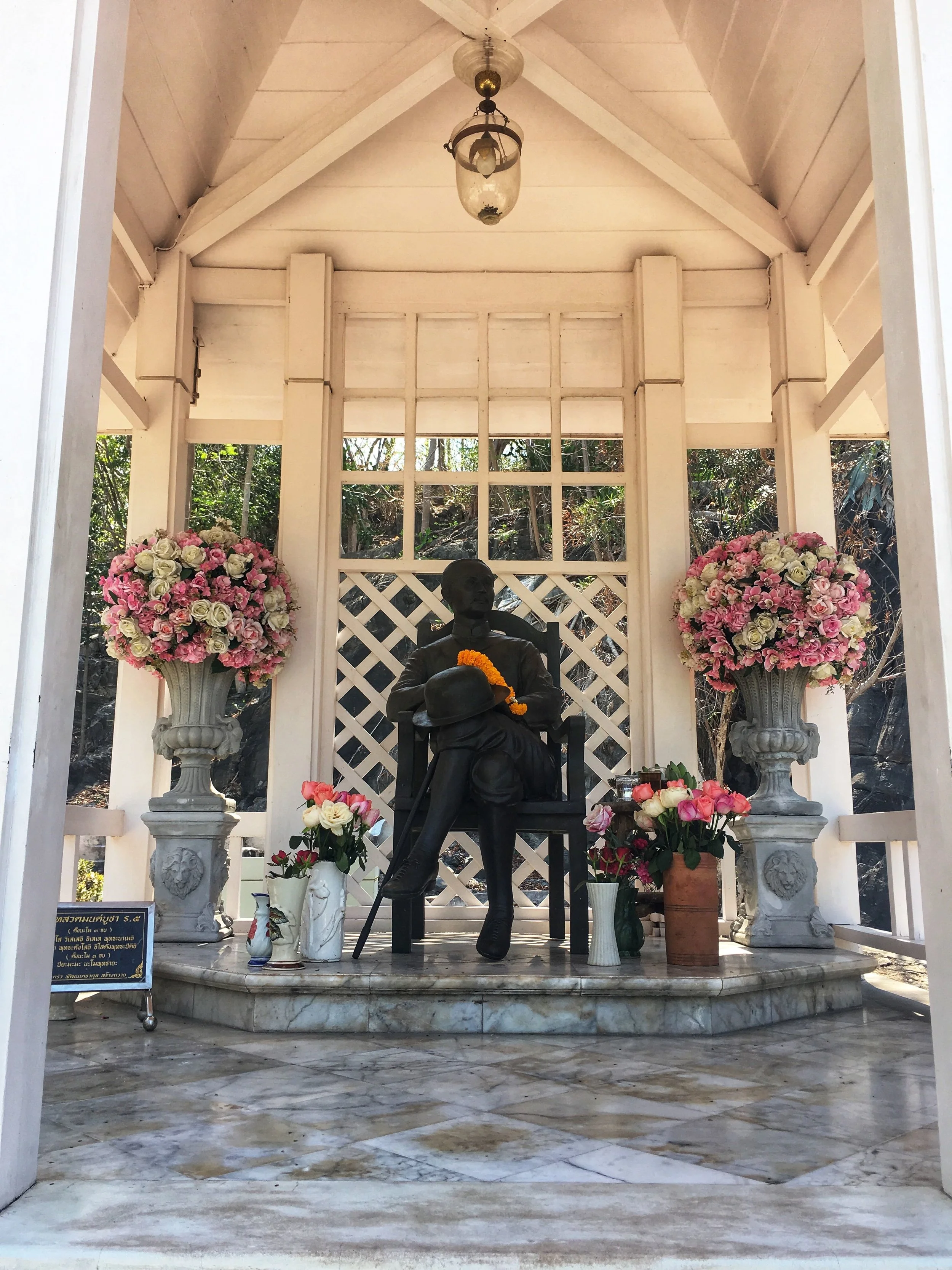  a memorial to King Chulalongkorn on Koh Sichang Island 