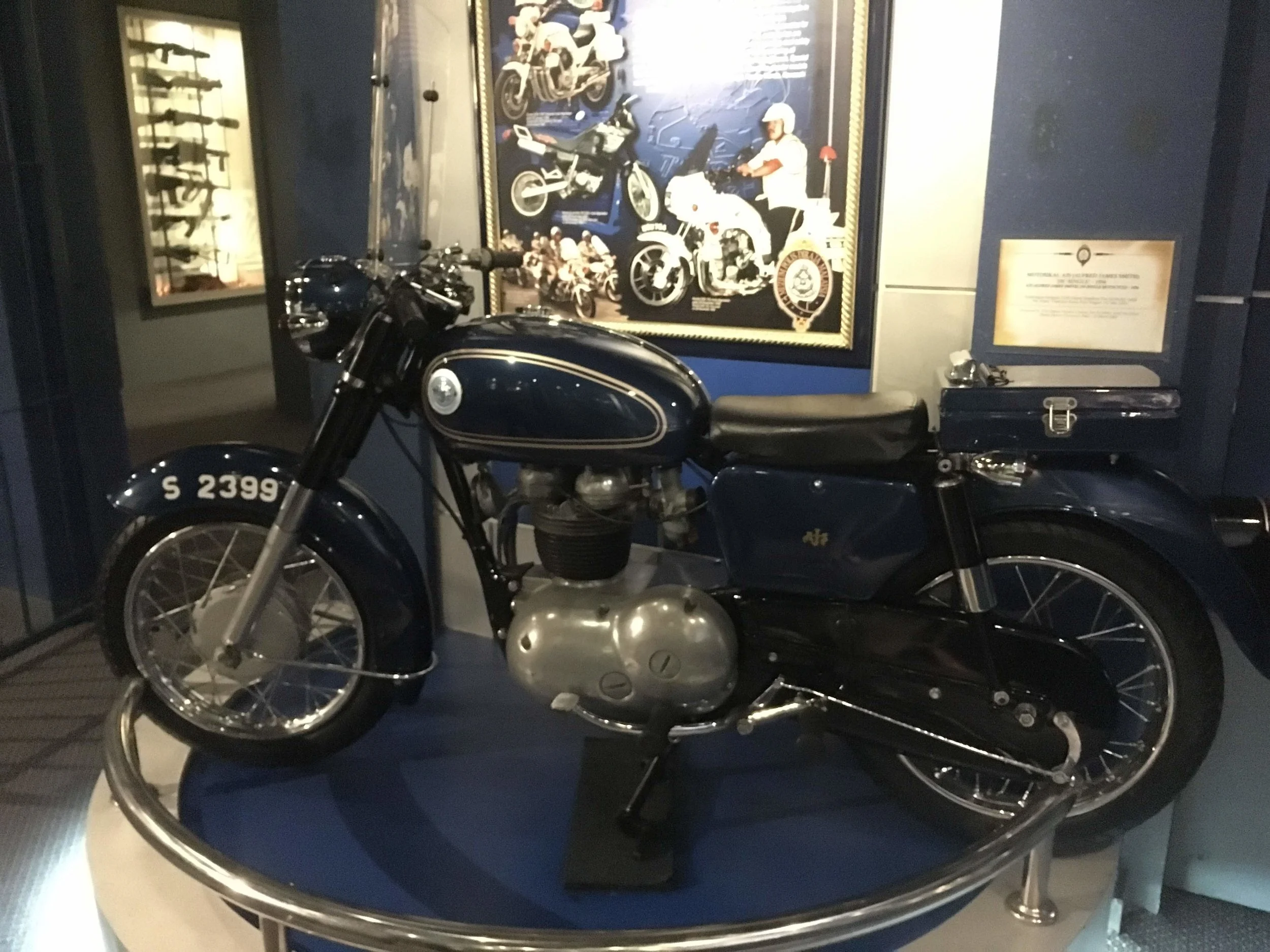  historical motorbike for the Malaysian Police 