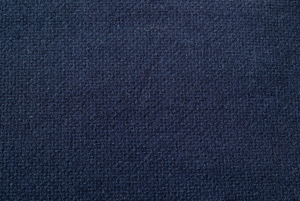 navy wool fabric for a custom suit