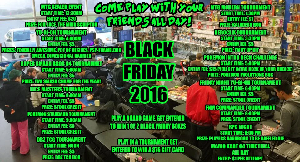 Black Friday 24 Hours of Gaming!