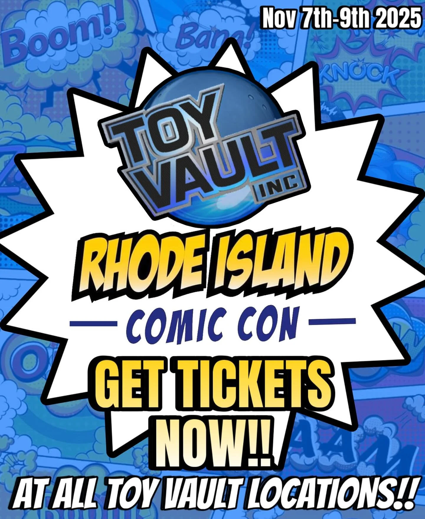Only 48 days left for @ricomicconofficial. Buy Tickets now!! Tickets available now!! We Have Friday, Saturday, Sunday, Weekend and VIP Passes in stock!!
Available at any ToyVault Location!!

#ricc #comic #comiccon #comics #convention #conventioncente