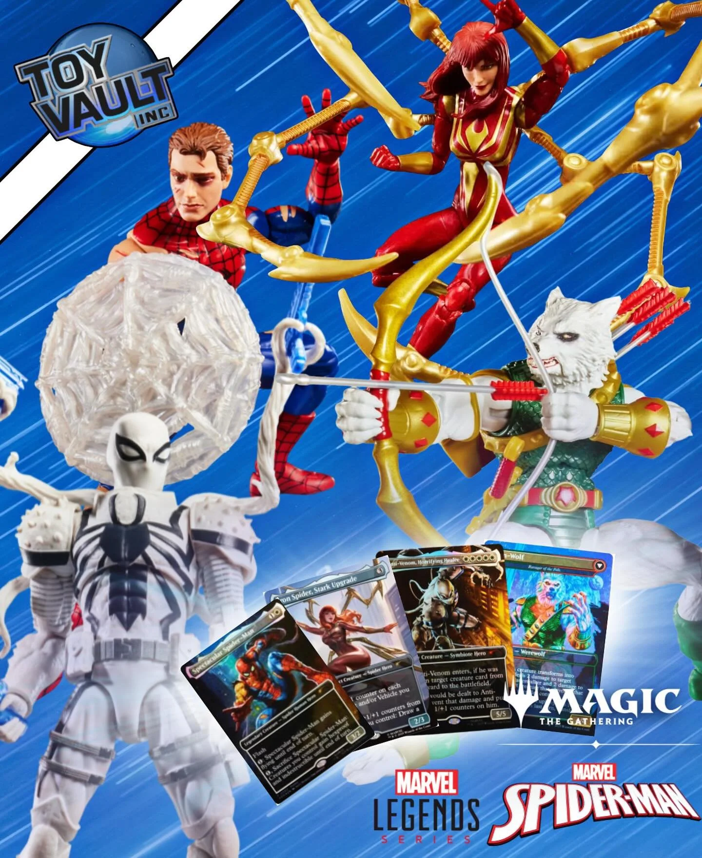 More Spider-Man x MTG are releasing and now with Marvel Legends Figures!! Hitting stores this week New Marvel Legends with Spiderman cards included!!

#spiderman #spidermanfarfromhome #spidermanedit #magic #magicthegathering #mtg #mtgcommunity #mtgca