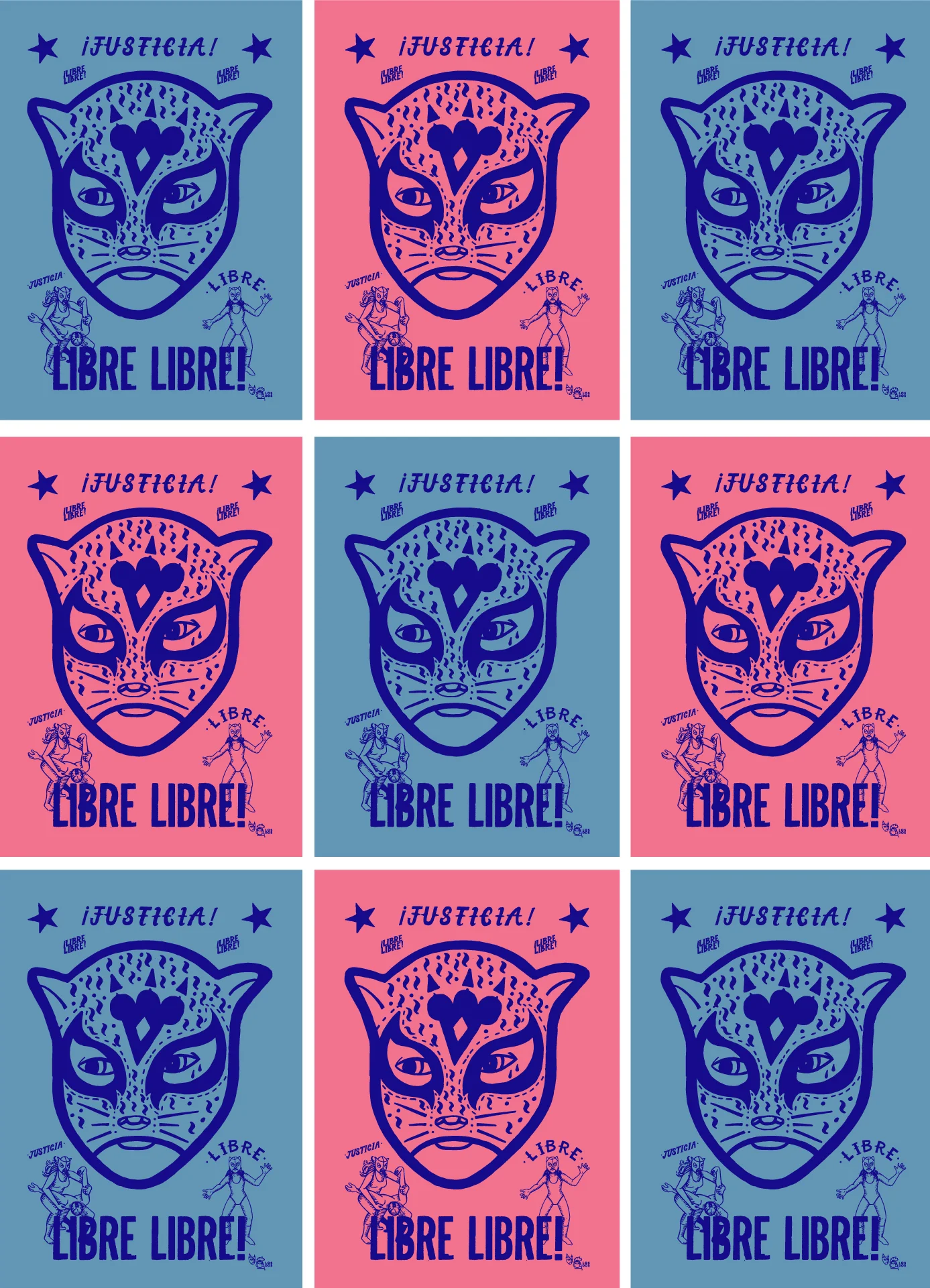 LIBRE LIBRE installation by Los Dos of El Paso, TX