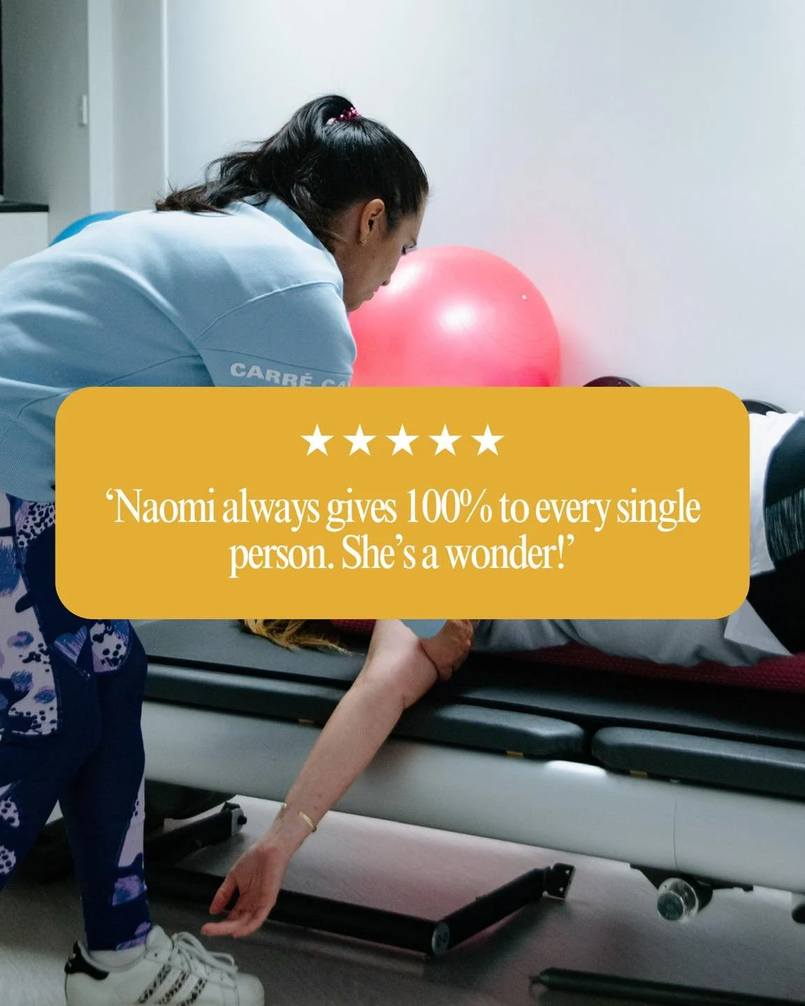 Supported - 100%
Encouraged - 100%
Humbled - 110%

Naomi always gives 100% to every single person!