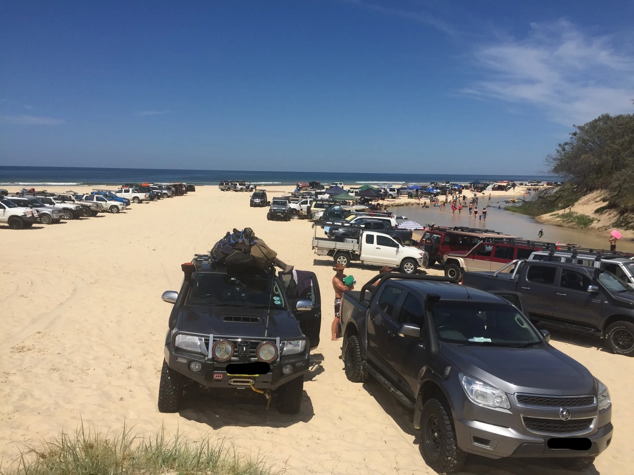 The 4x4s @ Eli Creek