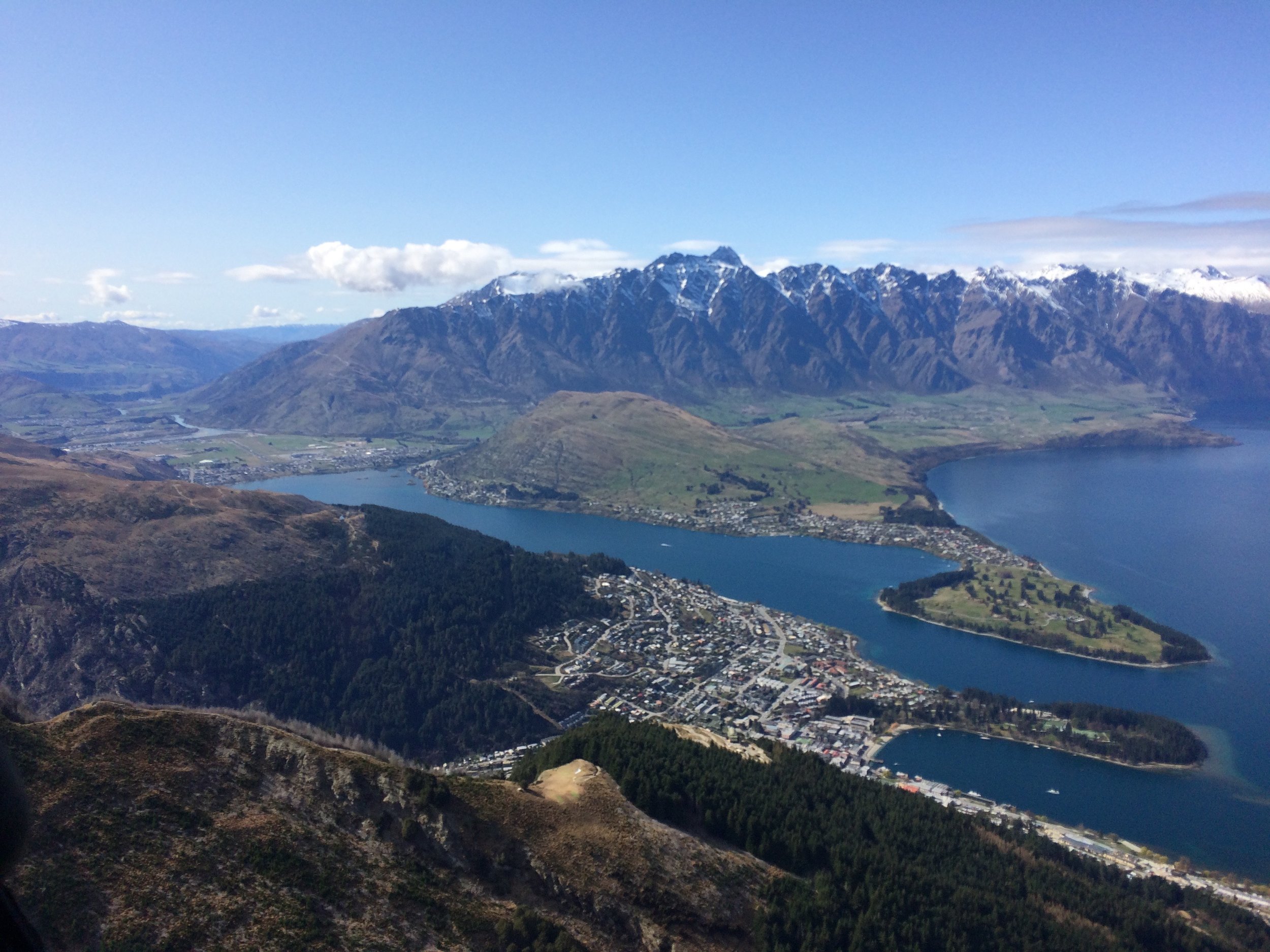 Queenstown From Atop the Gondola