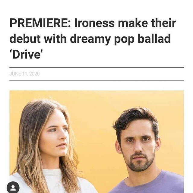 &quot;With nods to a young Angus and Julia Stone with a modern electro flair and a clear knack for an instantly engaging melody, this track is three minutes and 47 seconds of pure bliss.&quot; He'll yeah!!!! Couldn't be more wrapped about this epic p