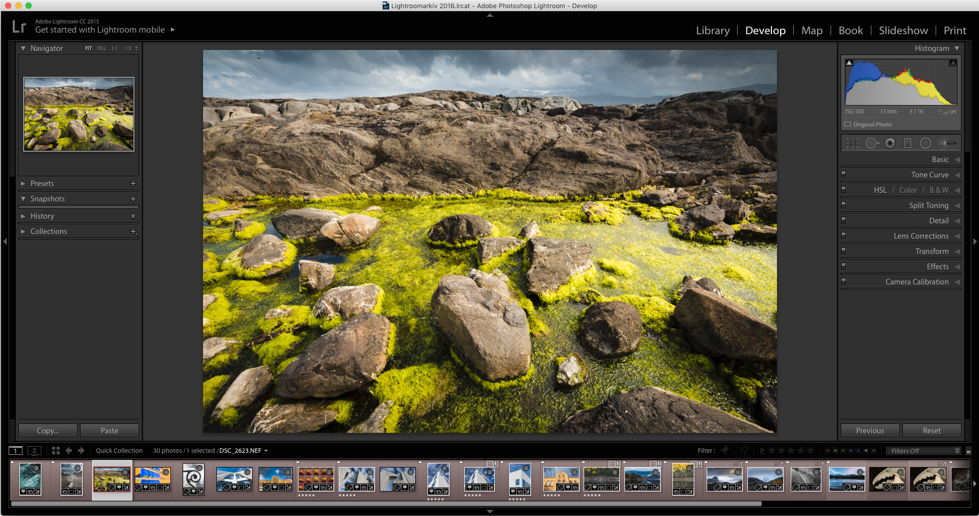 Kurs i Adobe Photoshop Lightroom. ©Bjørn Joachimsen.