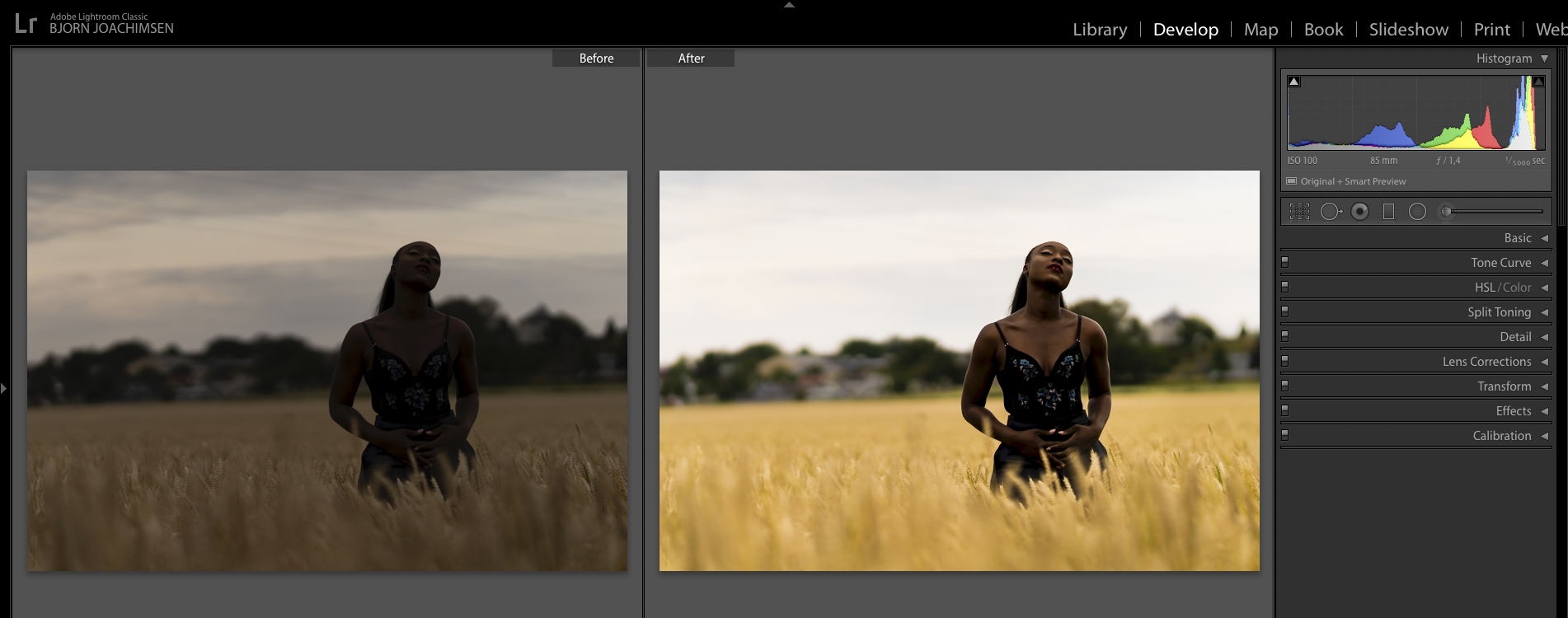 Kurs i Adobe Photoshop Lightroom Classic. ©Bjørn Joachimsen.