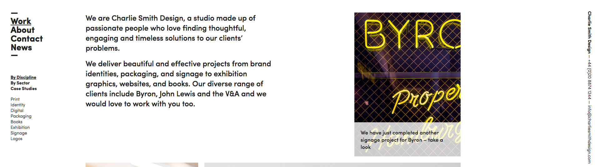 Website design by Charlie Smith Design