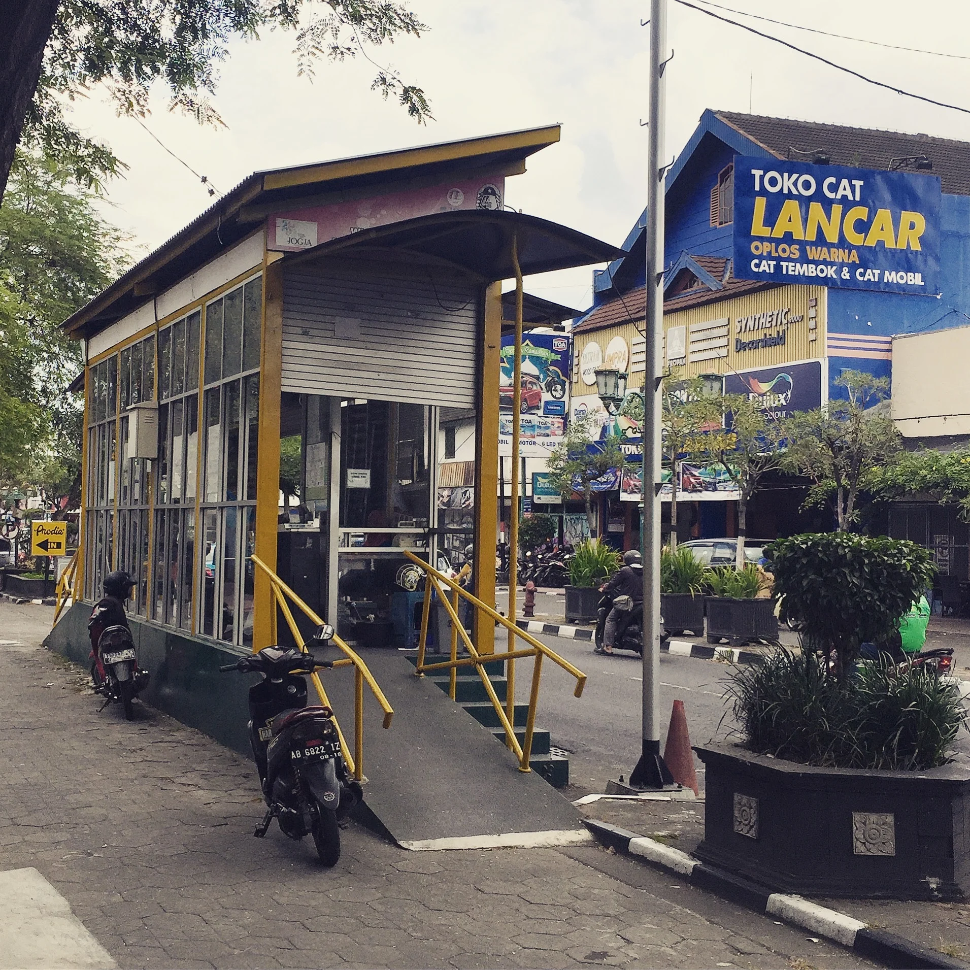 A BRT Station in Yogja