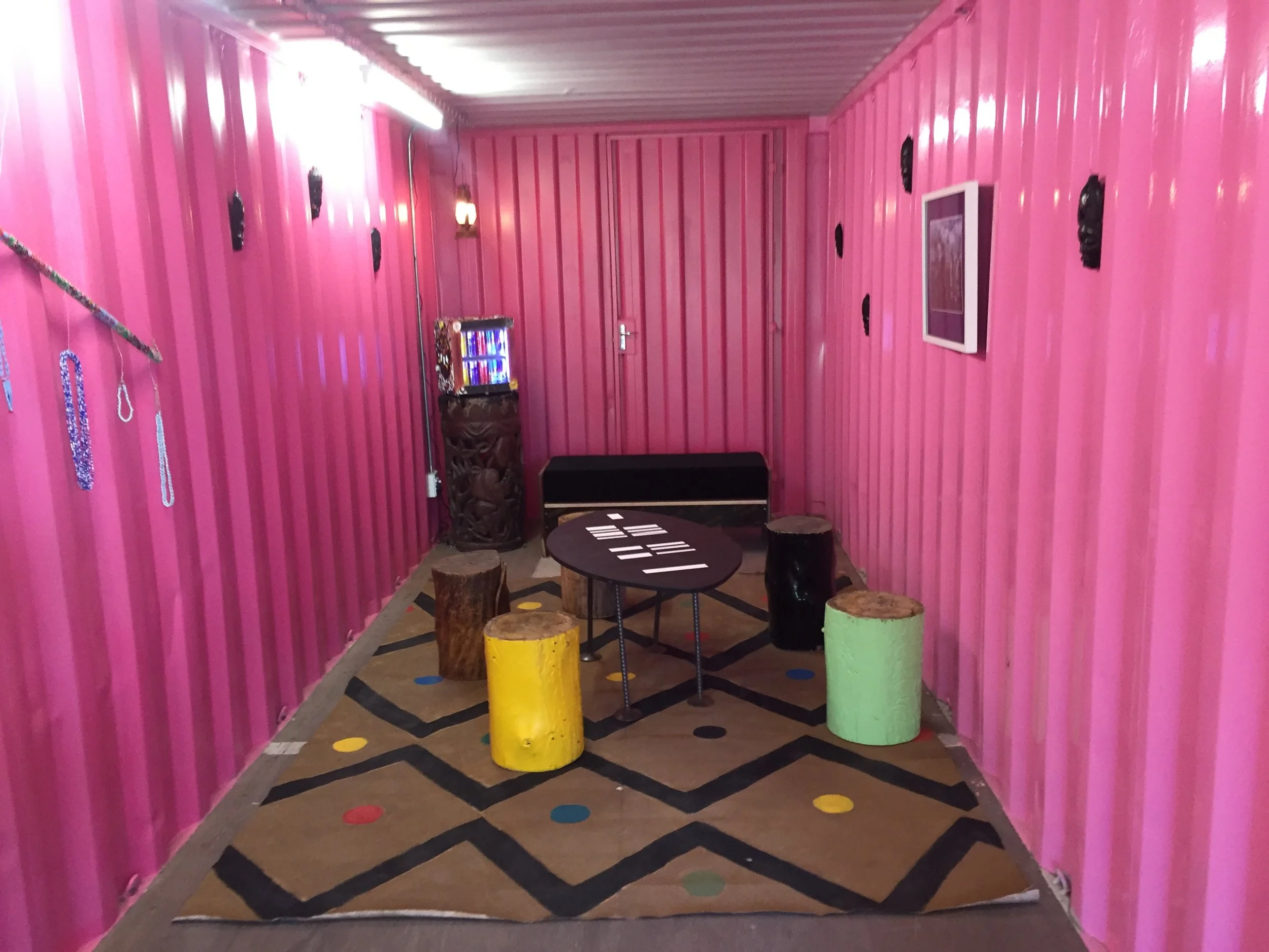 One of the internal spaces in the new Theatre at Guga S"thebe 