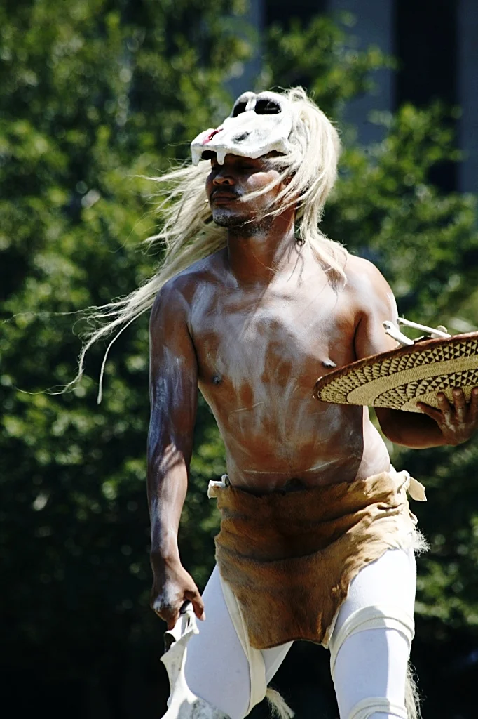 Performer in the Infecting the City Festival in 2008 
