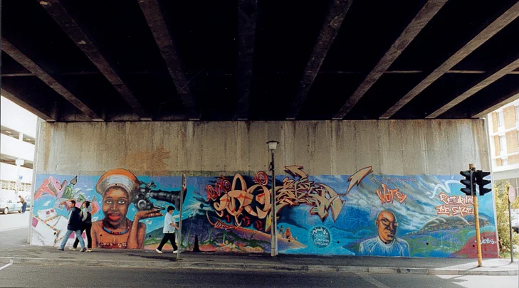 Sky 189 and Ice, Return to Sender. A mural for Returning the Gaze.