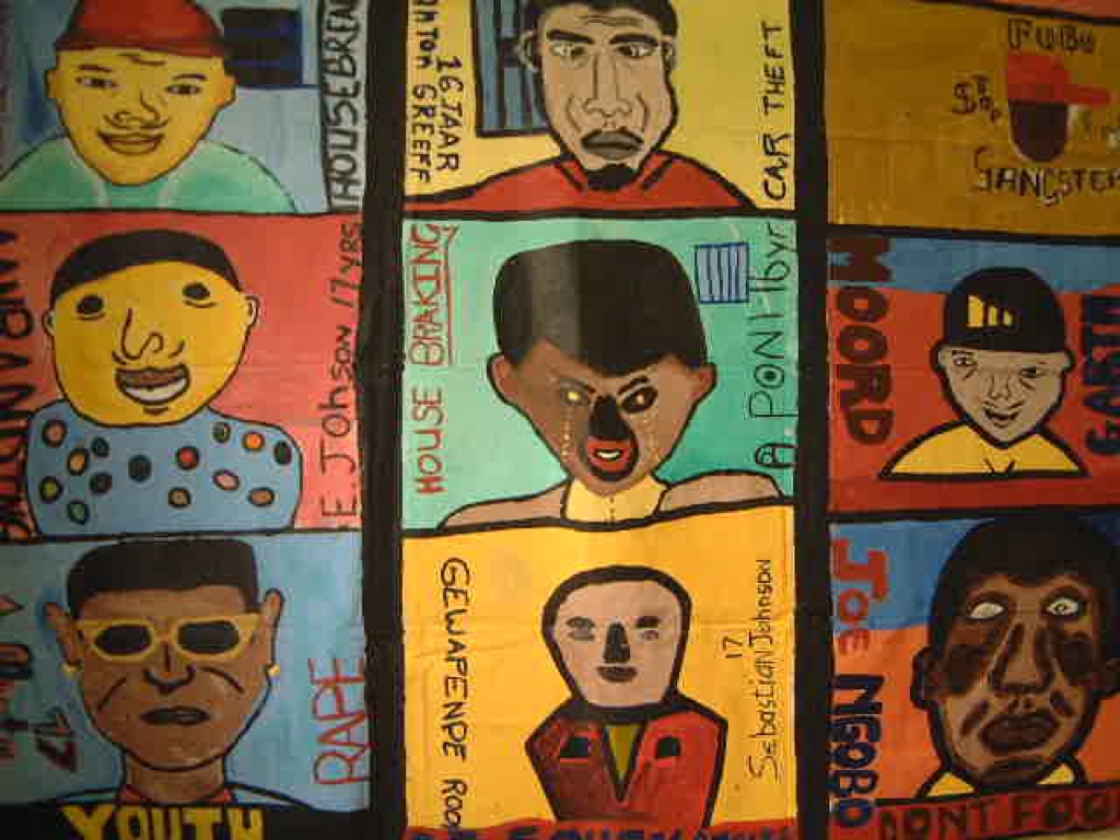 Children's art from the Cape Town One City Festival 2000