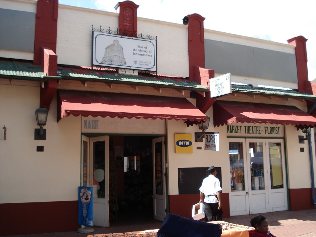 “Part of the History of Johannesburg” reads a sign above what was once a shopping arcade for a range of commercial activities aimed at servicing a cultural milieu which used the area.