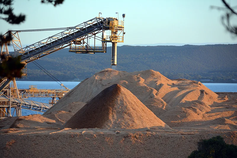 A saw dust plant! We could feel it in our lungs.