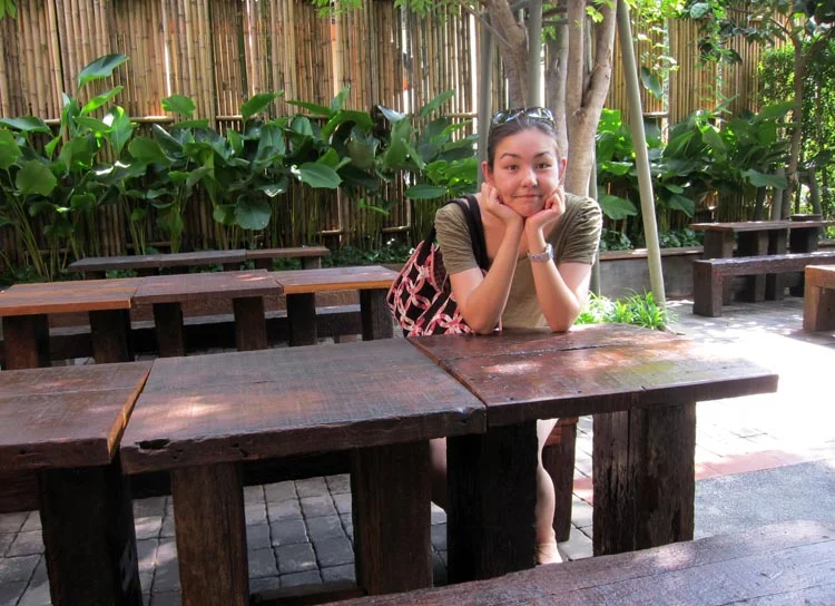 What will probably become another eatery is still just open lounging space at the back of the complex.