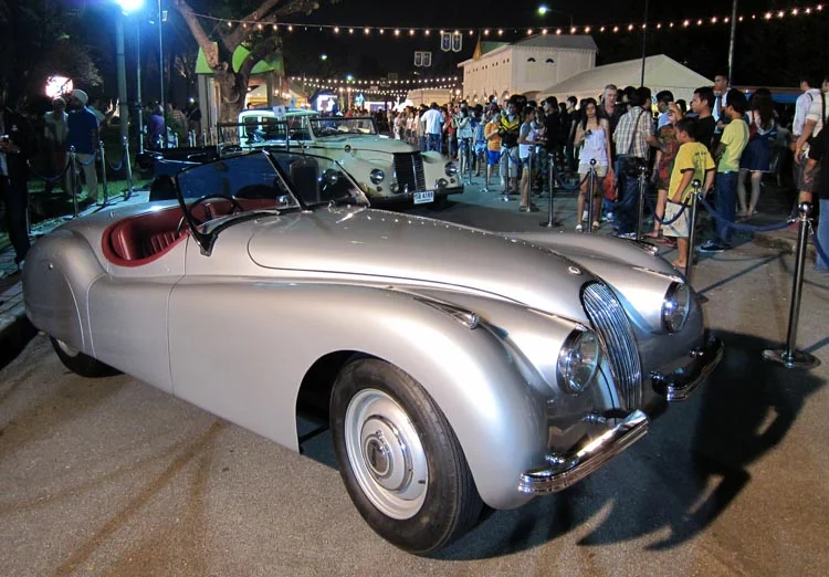For whatever reason, there was a small old car show.