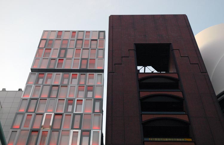 Two more interesting buildings in Ginza.