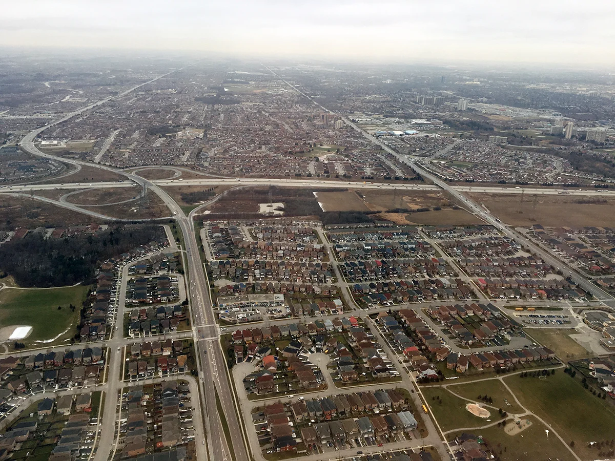 A grey day in Toronto - but it's still 'green'!
