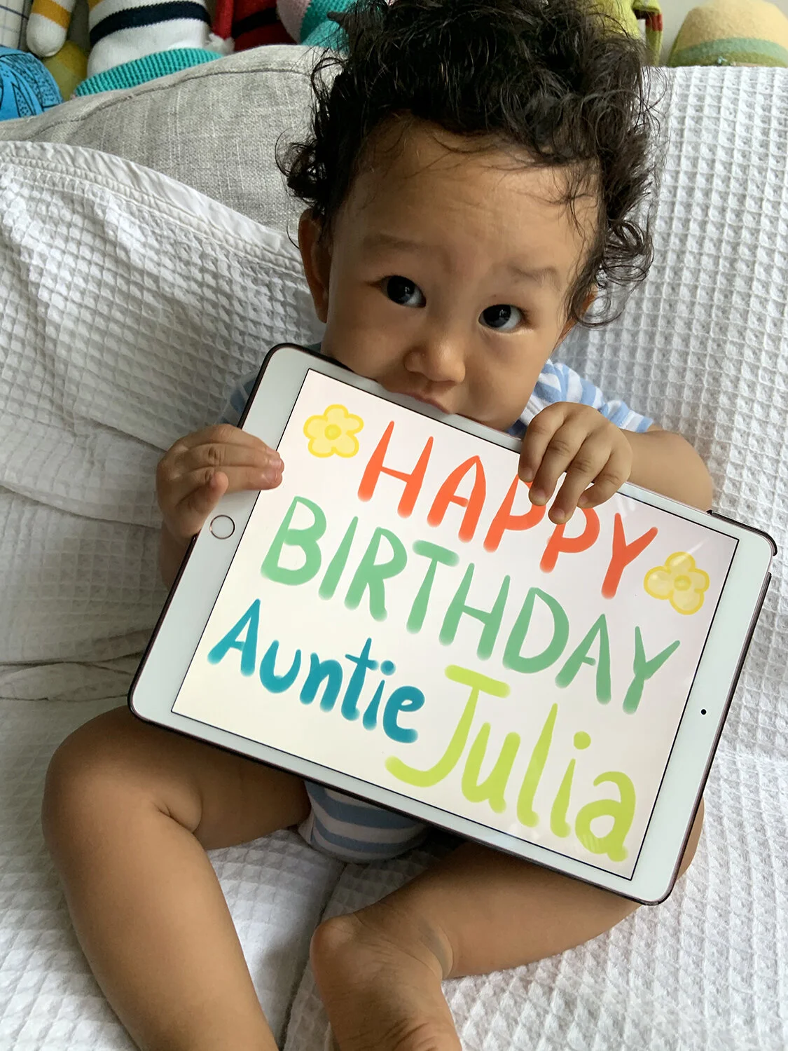 And also for Auntie Julia!