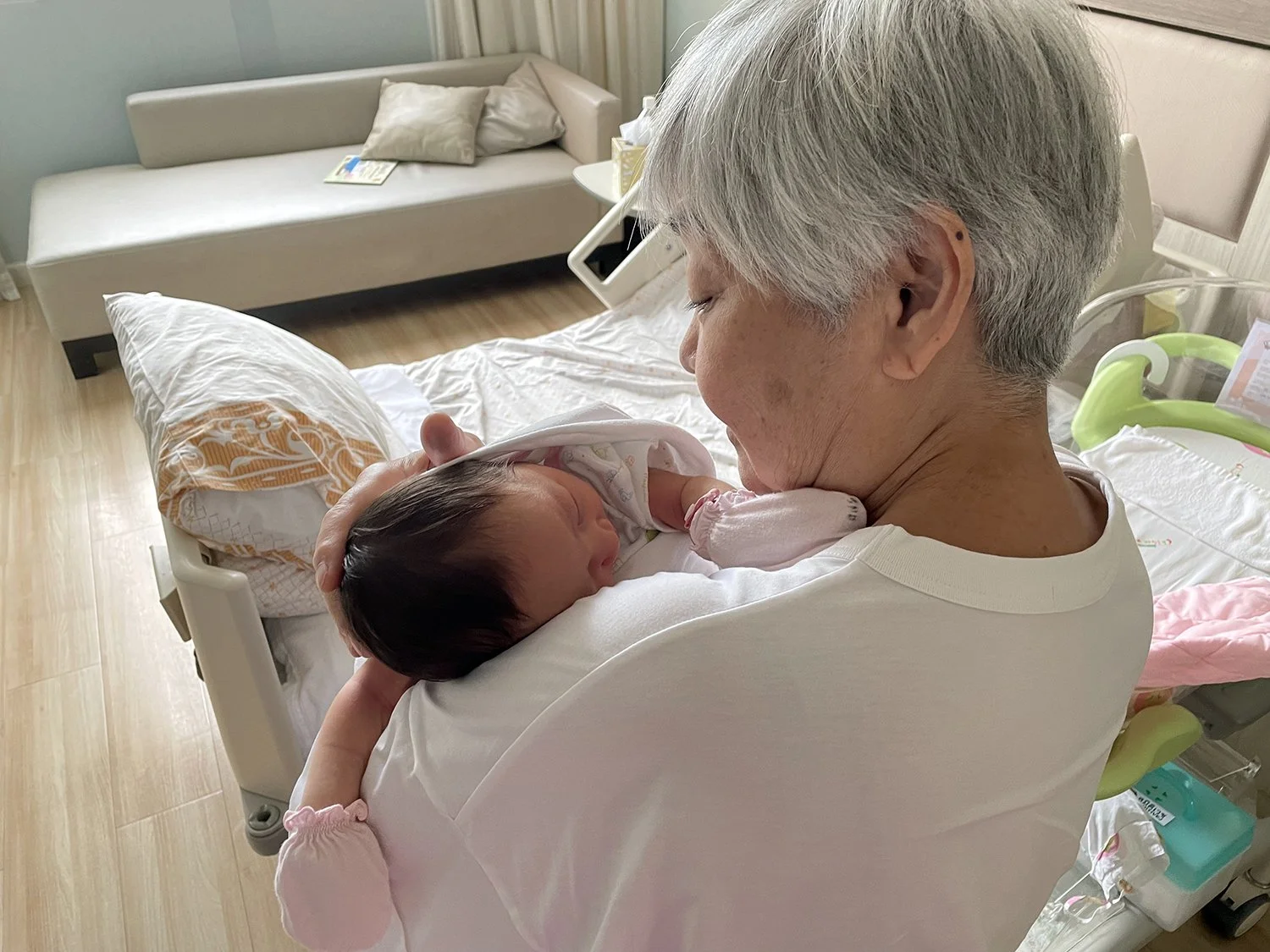 Granny on Lucy duty this afternoon.