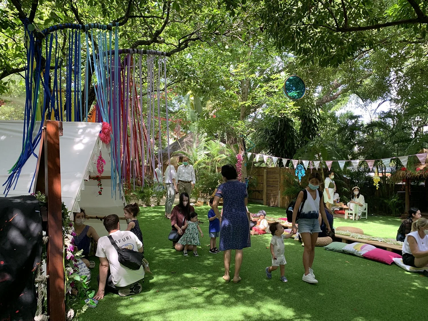 The theme is "Enchanted Forest", and everything is decorated accordingly.