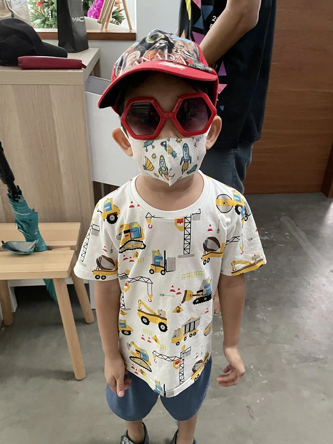 Getting all suited up to visit Donki at the height of the day.