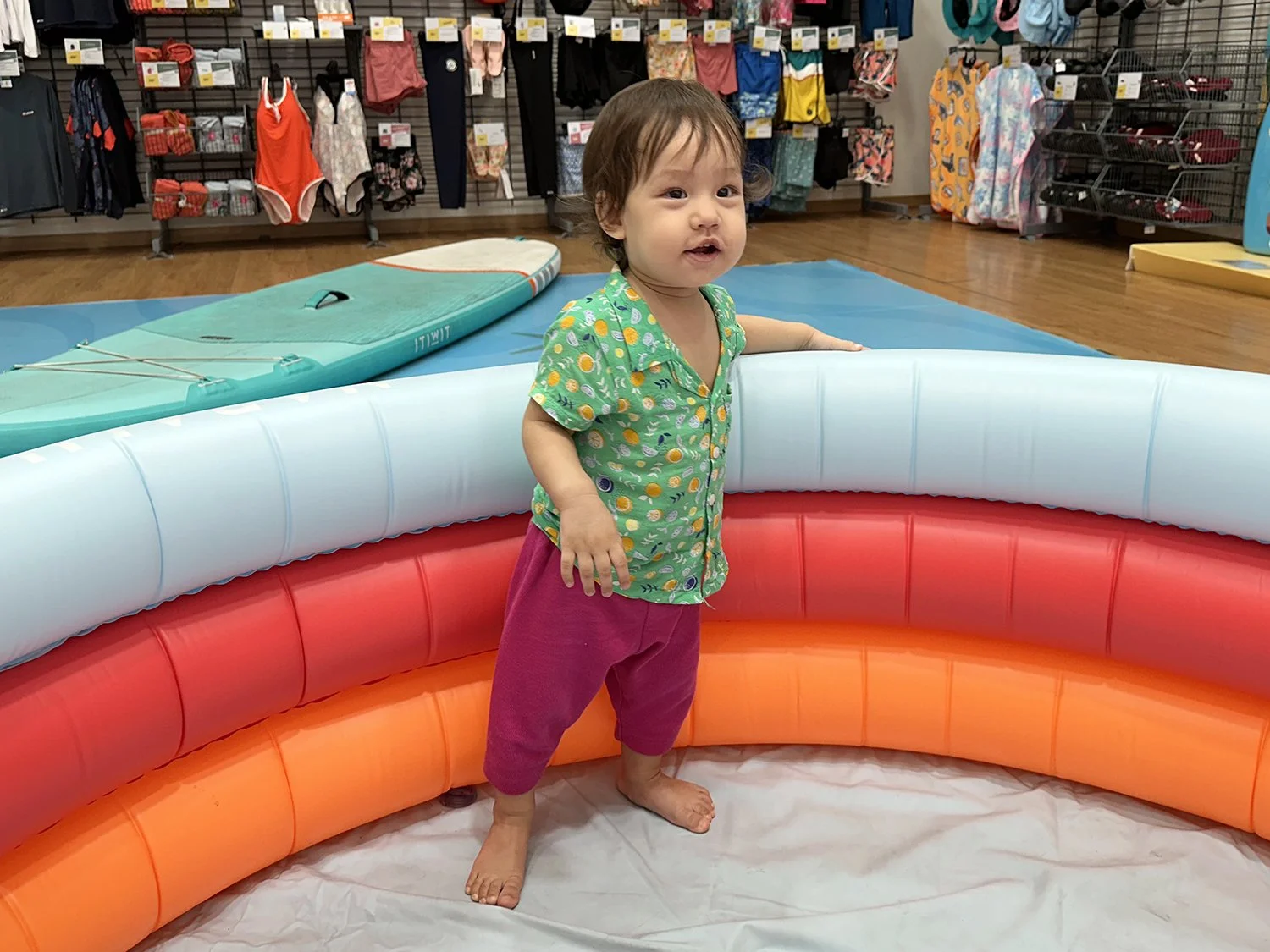 Surf's up, Lucy. Enjoy the summer!