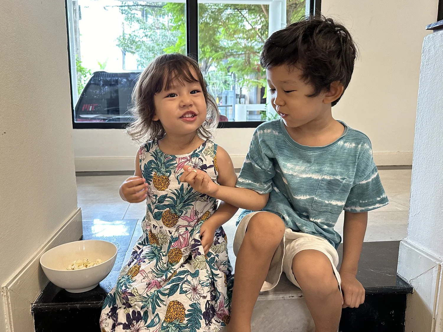 But the best souvenir of all was a snack-sized bag of popcorn from Mum's office.
