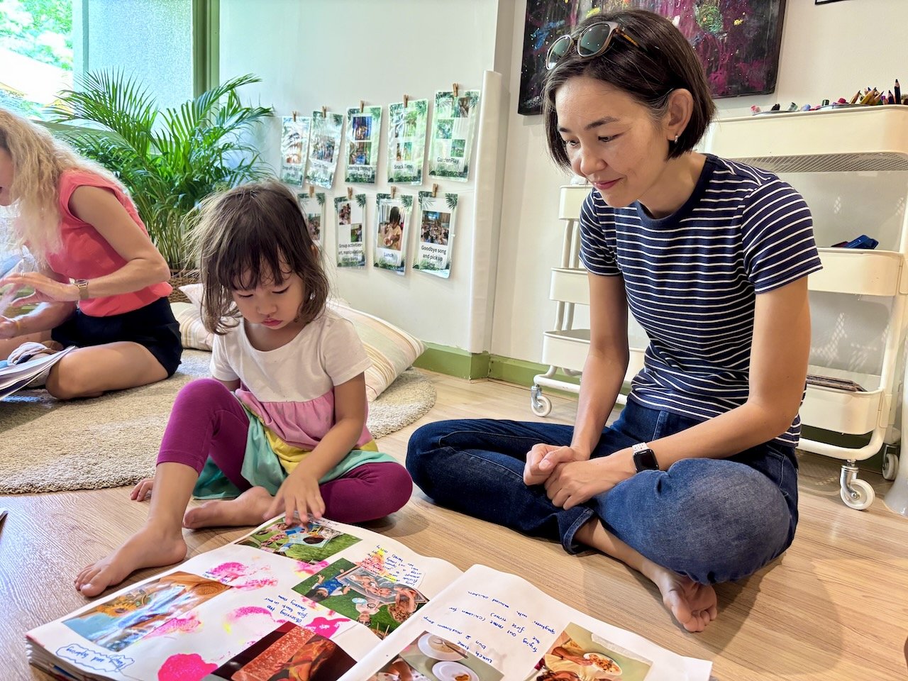 Looking through Lucy's learning journey (which is almost full up!)