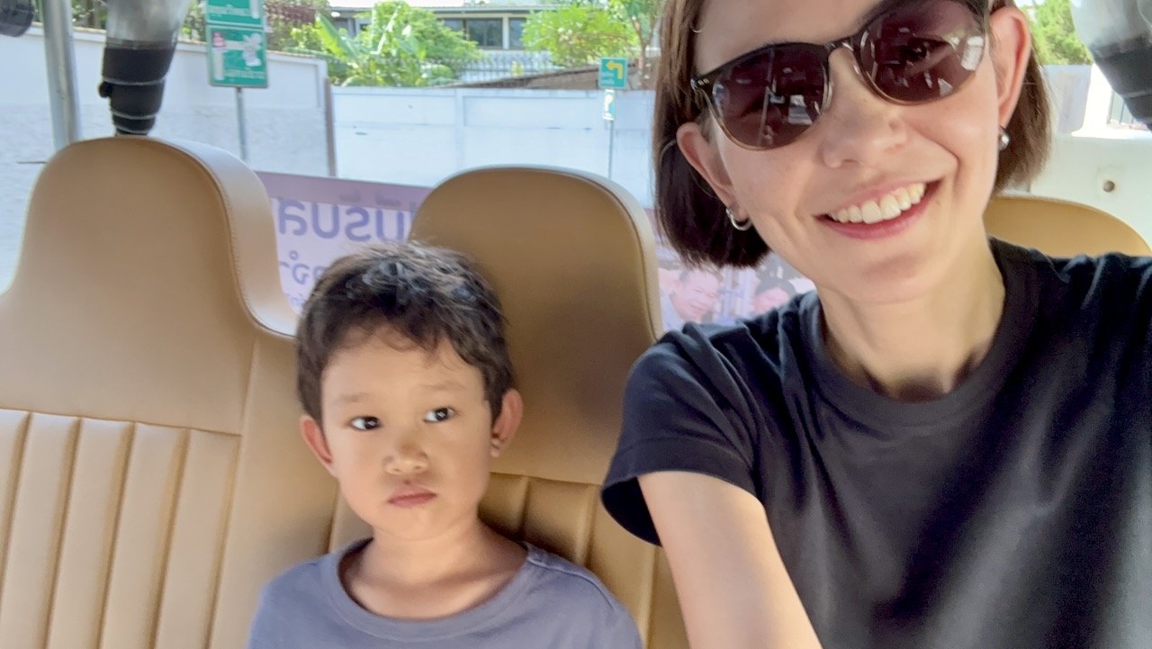 Heading home on Tuk Tuk after a Friday at school/the office.