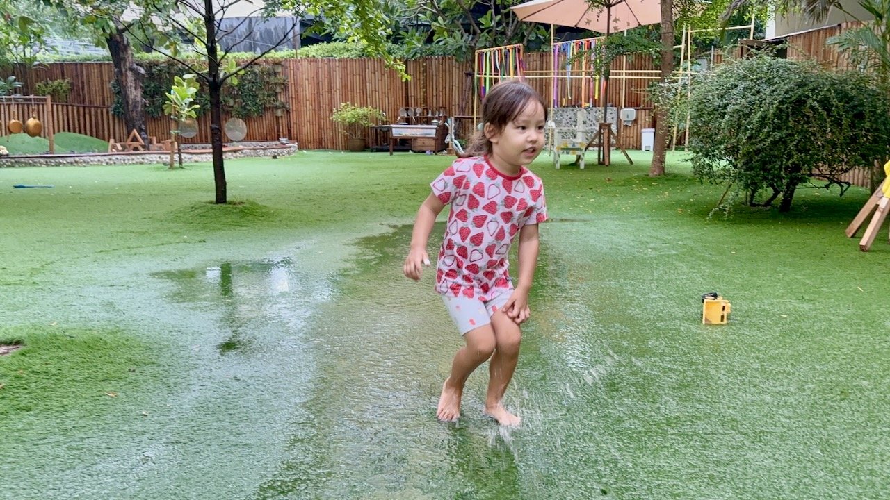 But again, it rained all morning...