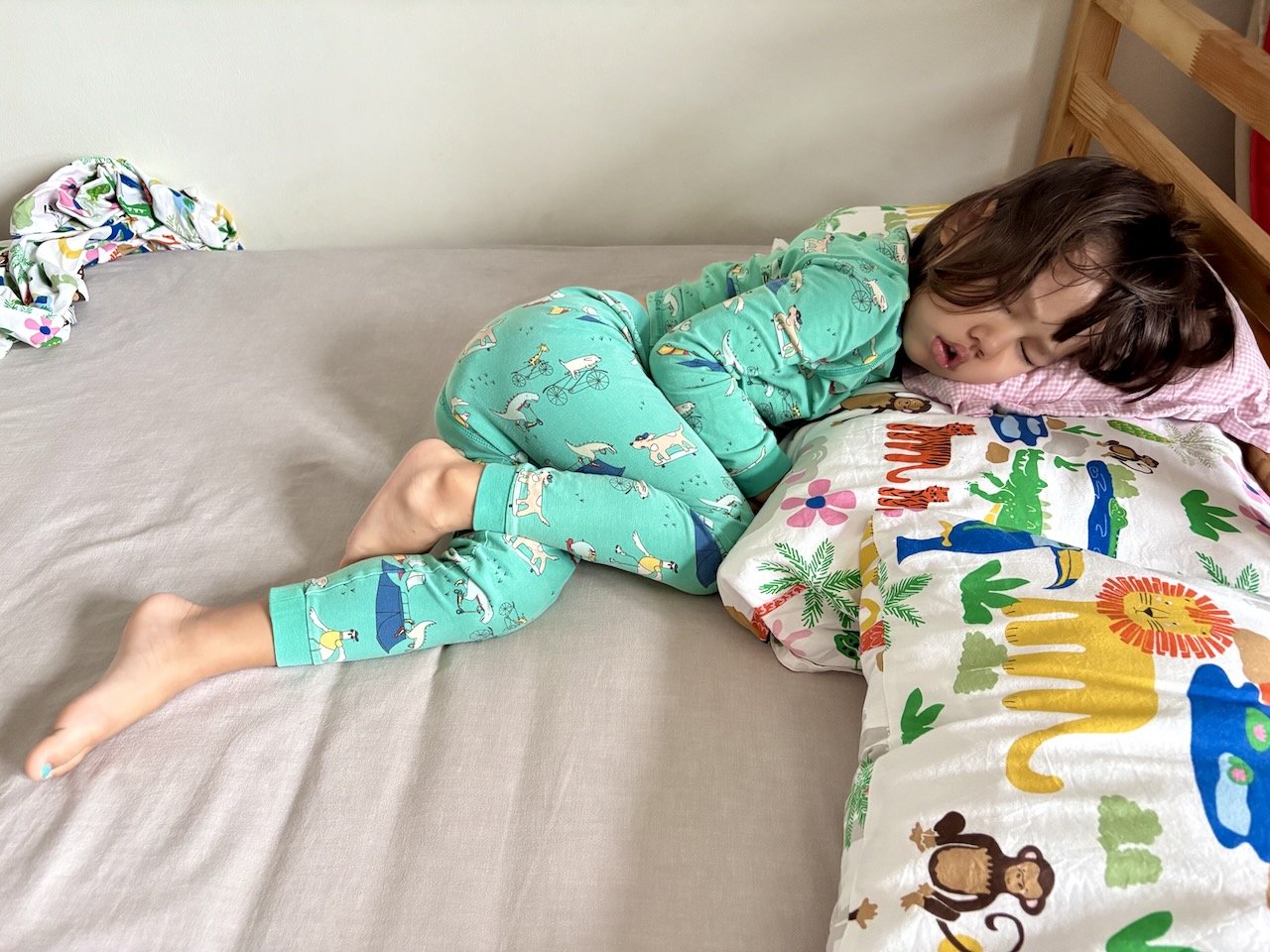 Another rainy night and sleepy morning.