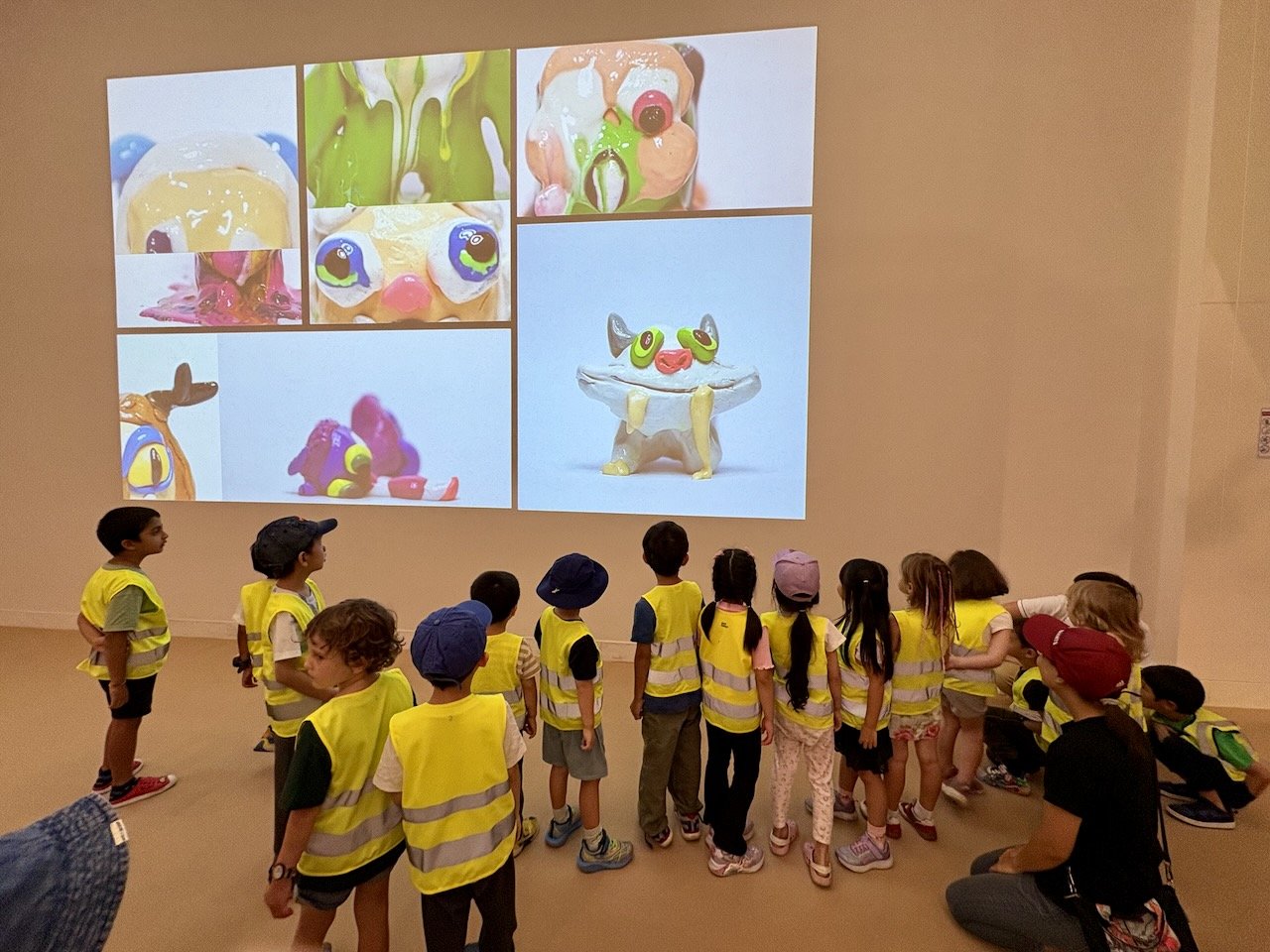 Everyone was transfixed by the melting sculpture video.