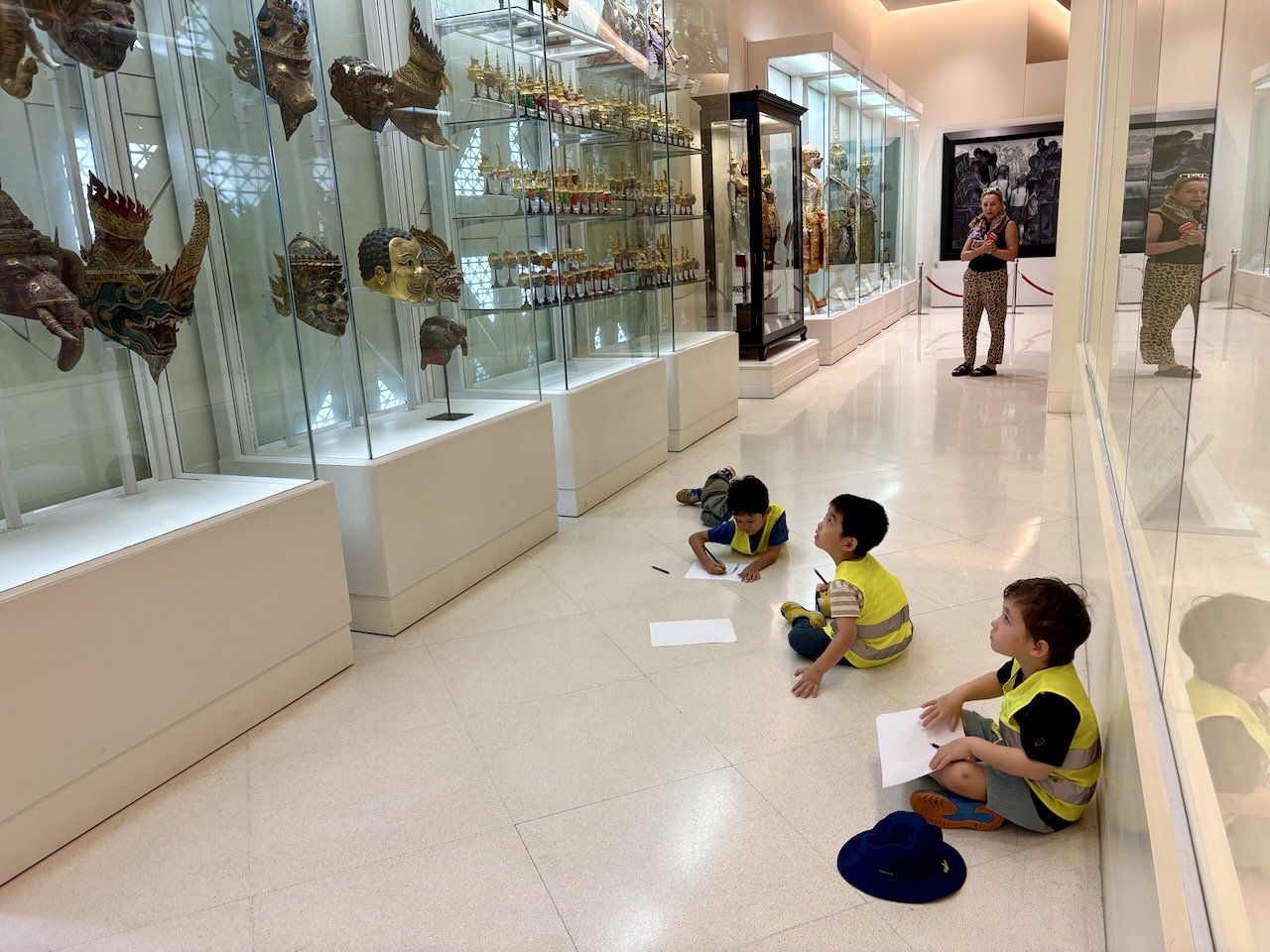 Drawing the masks.