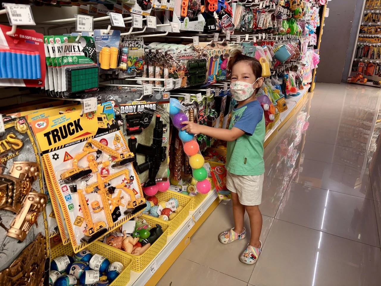So many toys to choose from...
