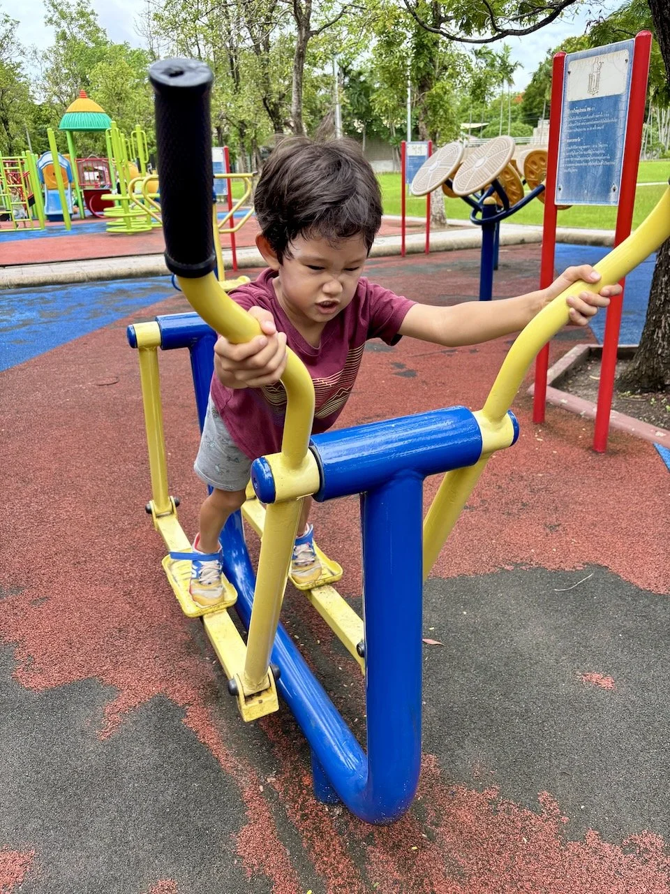 Meanwhile, Arlo's running quickly nowhere.