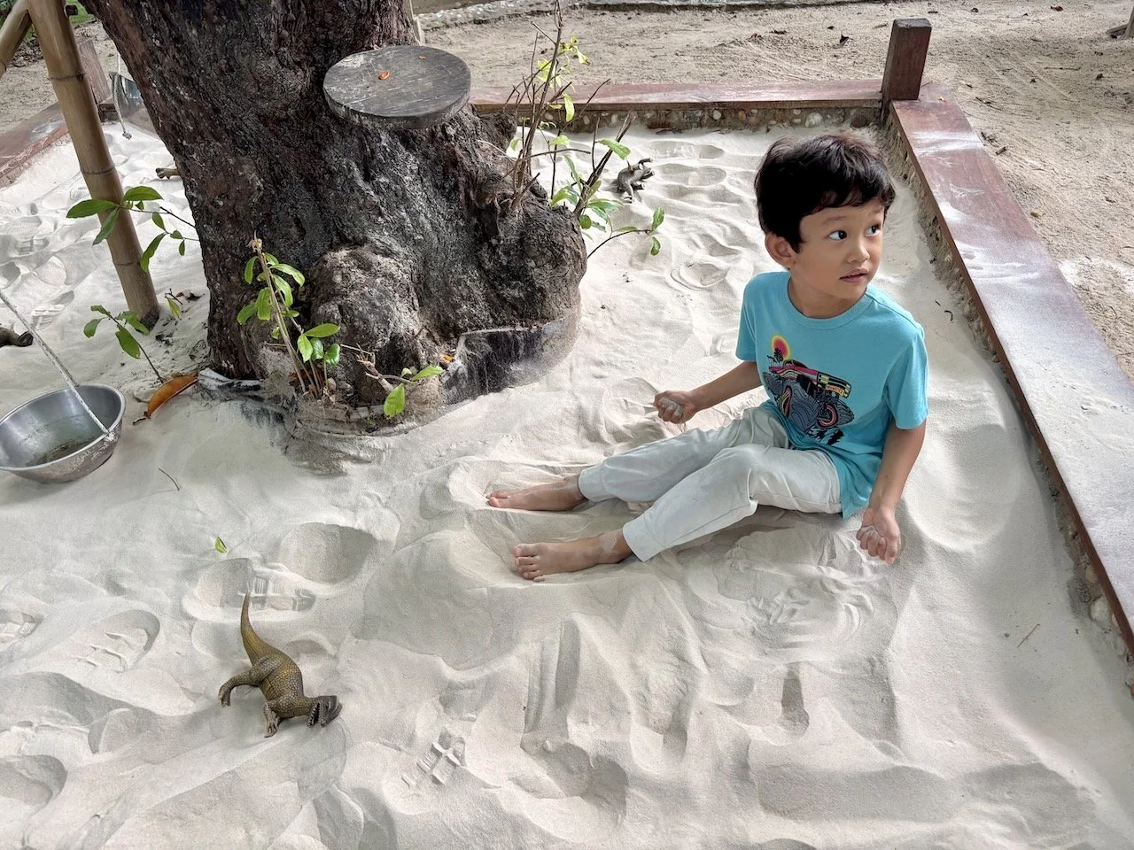 ... and new sand over the long weekend.