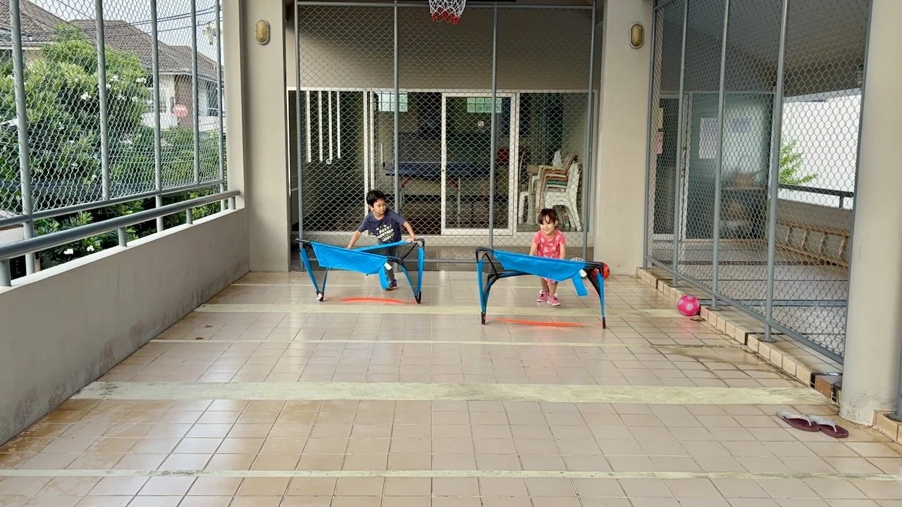 A new use for the football goals.