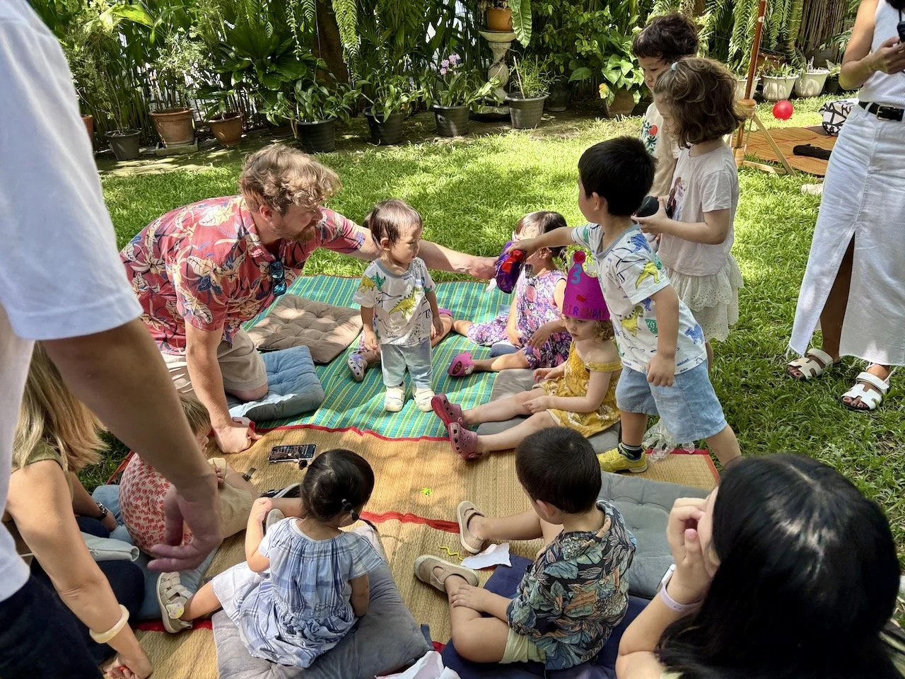 And pass the parcel.