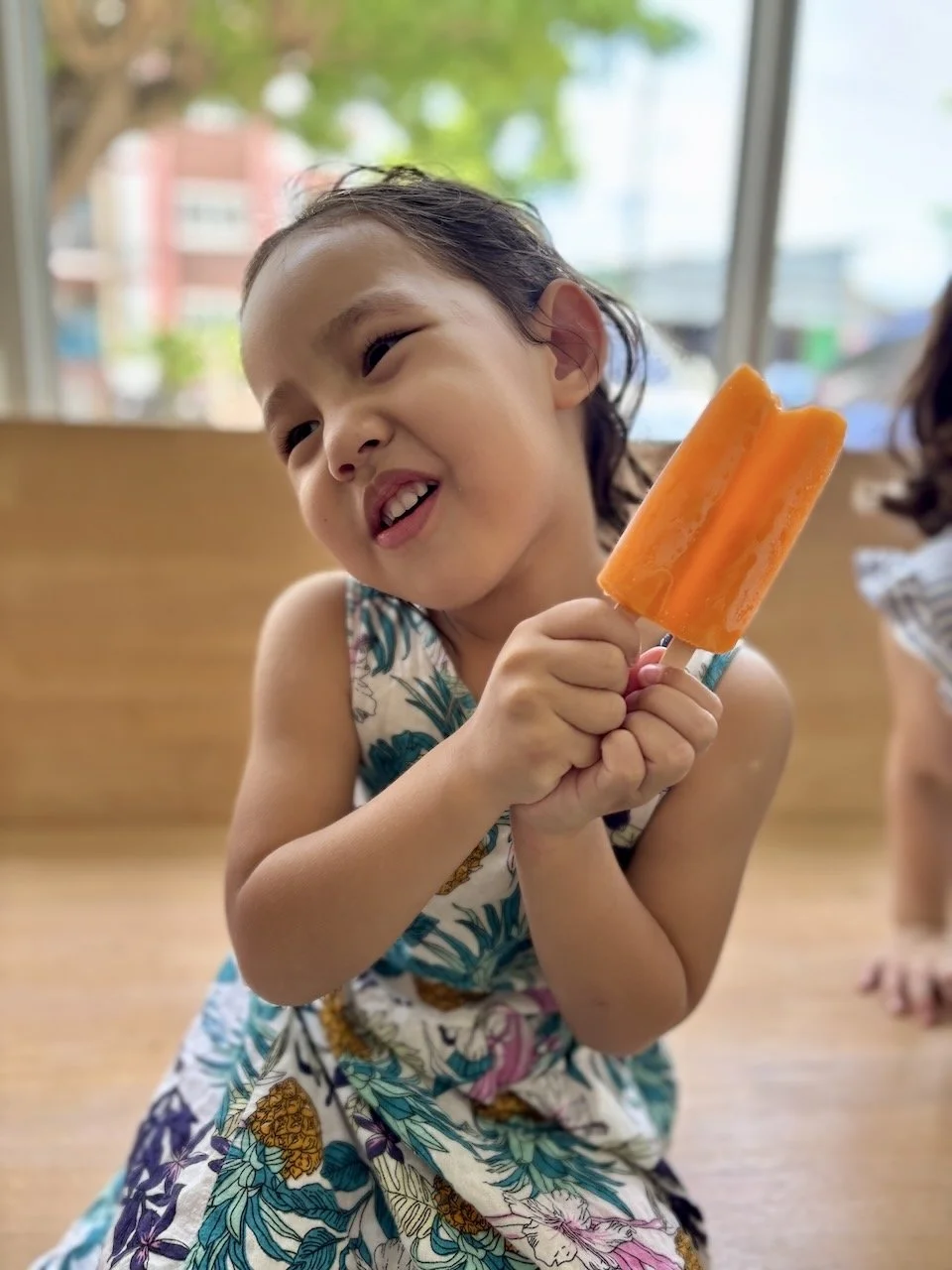 What a delicious popsicle. Could they find a more convincing poster child?