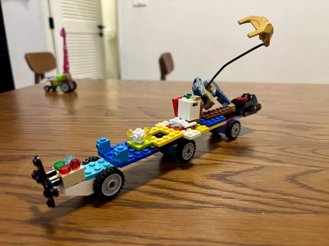 His first creation with the new set.