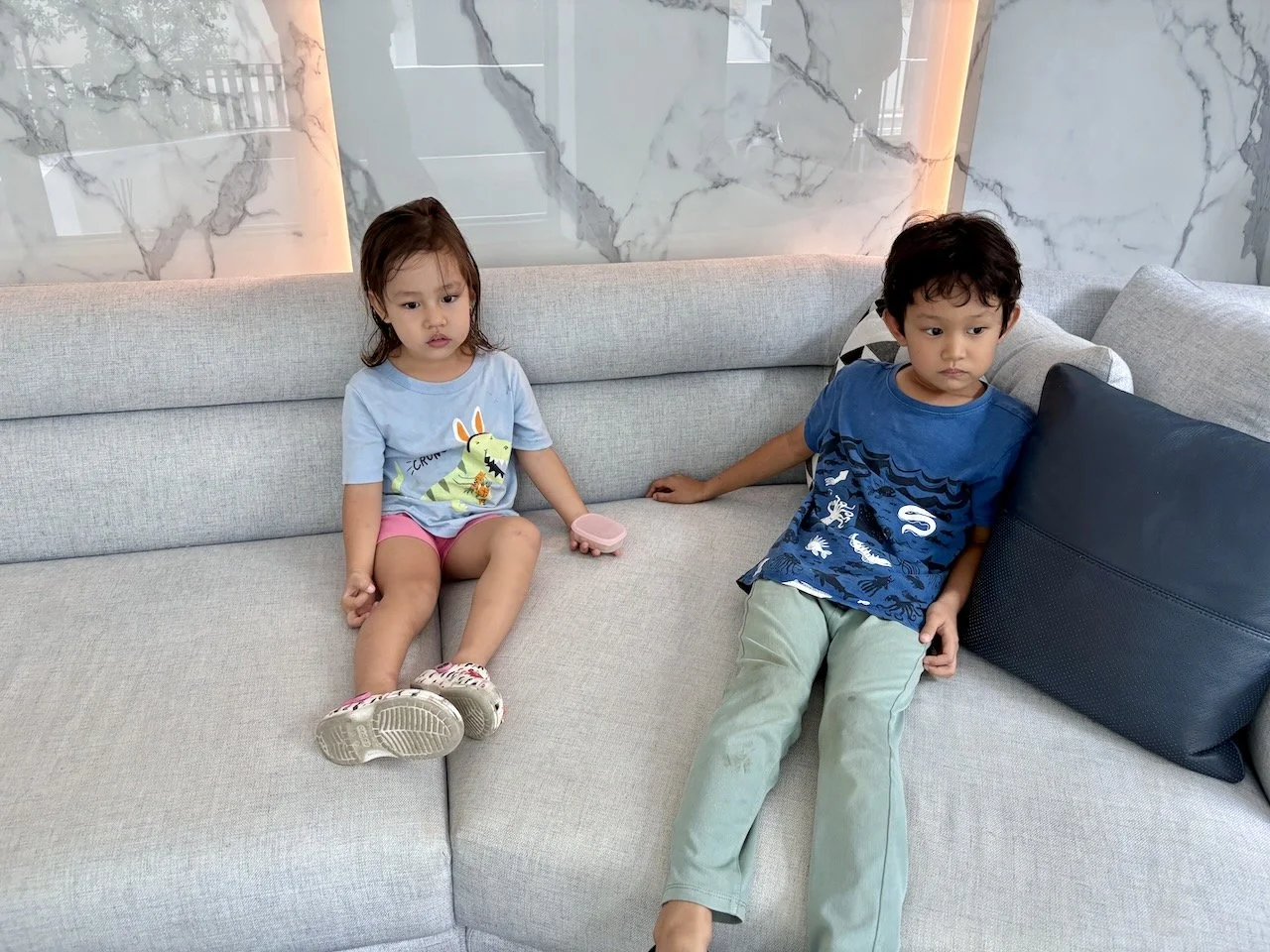 And if that weren't enough, it's a playdate at Fuku and Yoshi's condo.