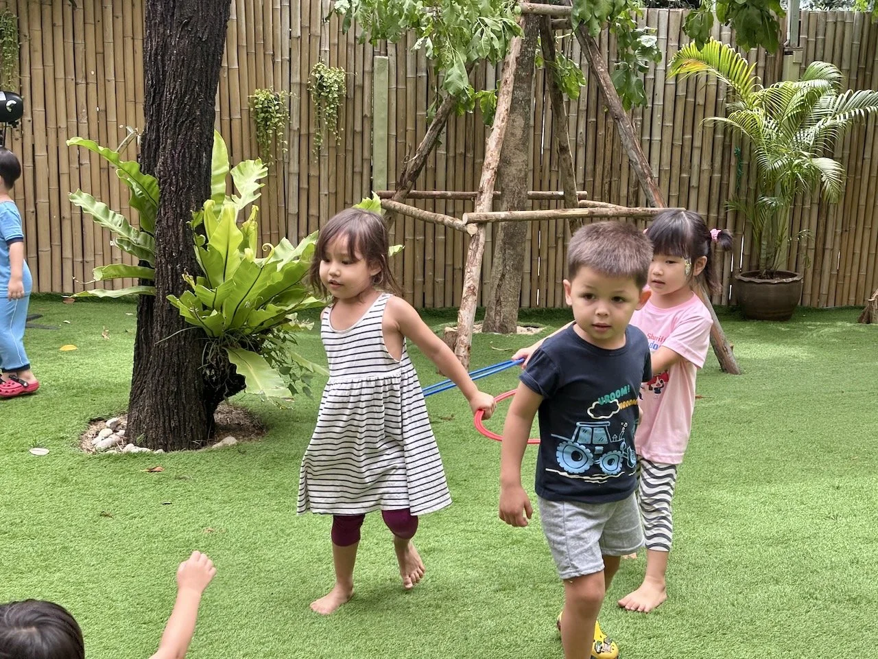 Happy that the whole nursery gang will be staying next year.
