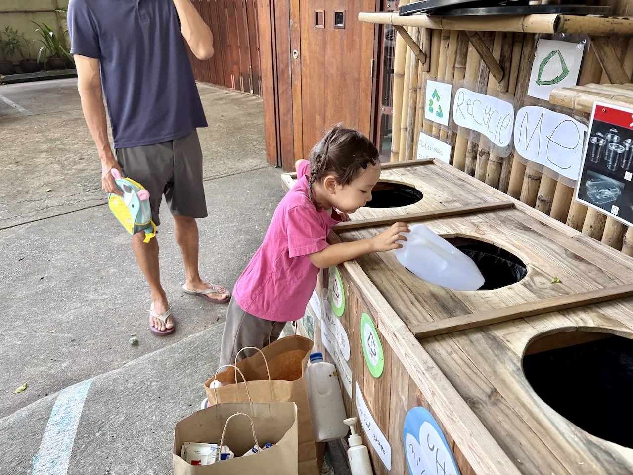 Lots of recycling to take care of.