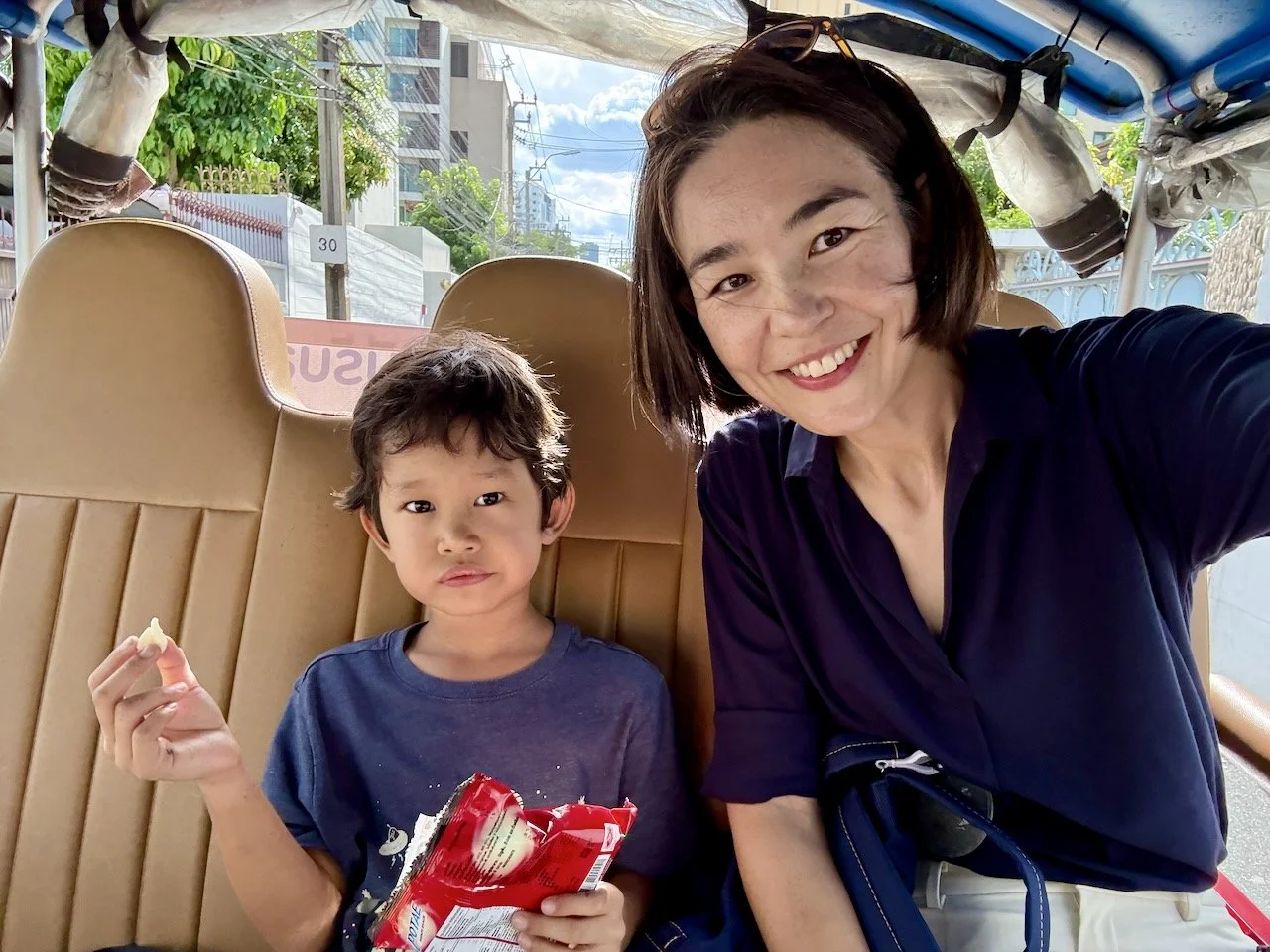 The last time doing the Friday afternoon tuk-tuk ride home from school / work!