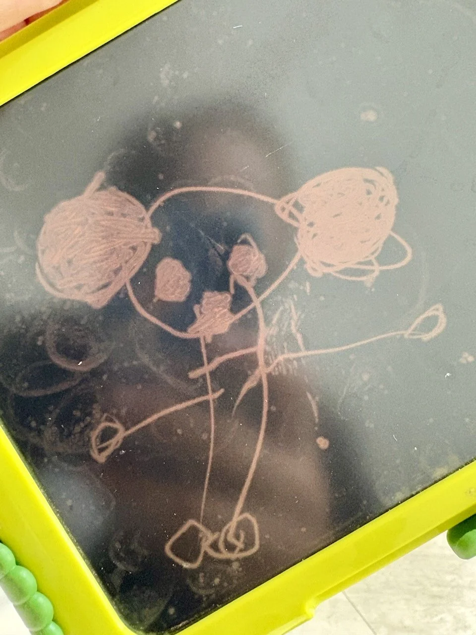Lucy drew a (surprisingly) wonderful bear.